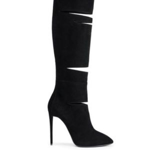 NIB Giuseppe Zanotti Suede Leather over knee boots 40